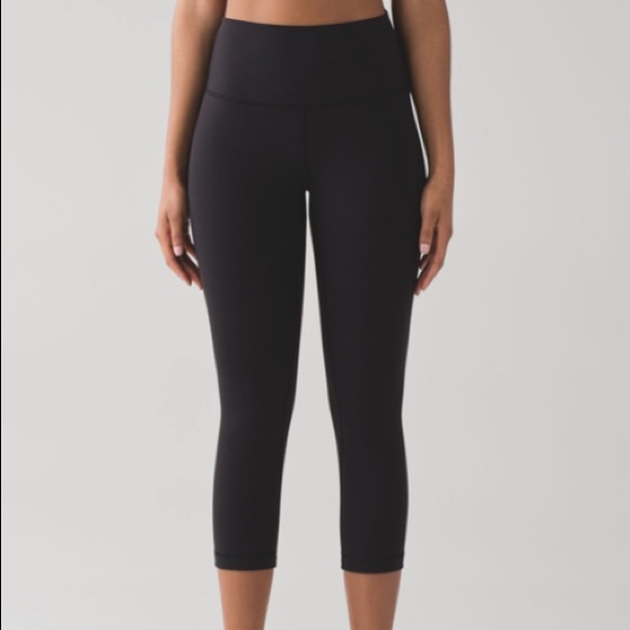 lululemon athletica Pants - Lululemon Wunder Under Crop (Hi-Rise) *Full-On Luon 21" Size 2